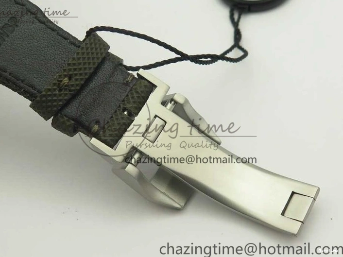 MIROTIME 0519 Classic PILOT IW389001 ZF 1:1 Best Edition Ceramic Case Green Dial on Green Nylon Strap A7750 (Function Same As Genuine) 7160